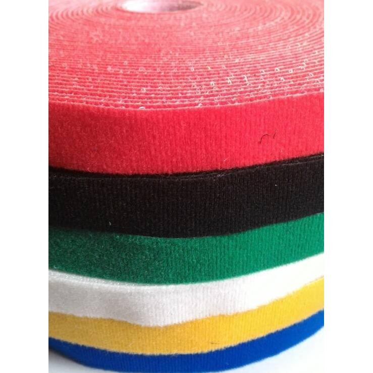 

1m 20mm Wide Hook and Loop Tape Self Adhesive Velcro Sticky - White