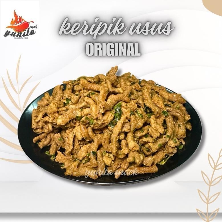 

Usus Ayam Crispy Pedas 250 Gram Original Asin Gurih