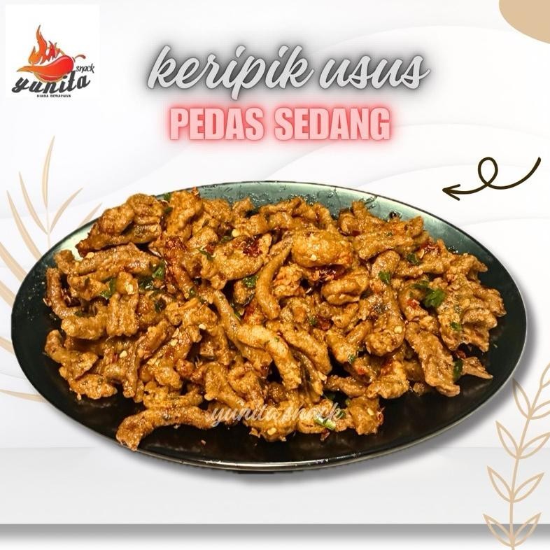 

Usus Ayam Crispy Pedas 250 Gram Original Asin Gurih