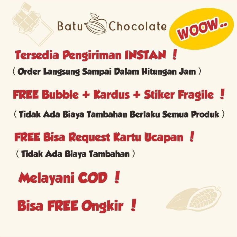 

Batu Chocolate - Keripik Buah Apel Nangka Isi 50 G - Keripik Sayur - Kerupuk Strawberry Durian - Oleh Oleh Khas Malang Batu