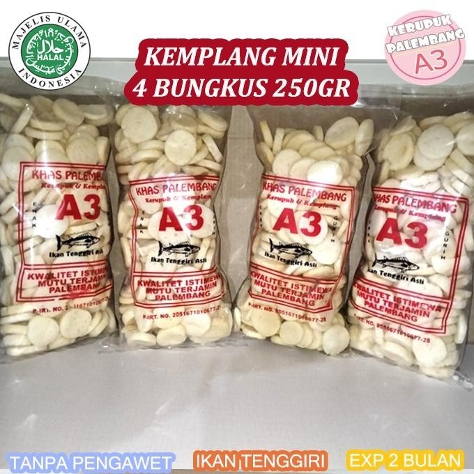 

Paket Kemplang Mini Super 250Gr X 4 Bungkus