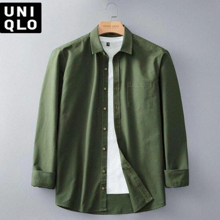 Kemeja Uniqlo Pria Kemeja Uniqlo Polos