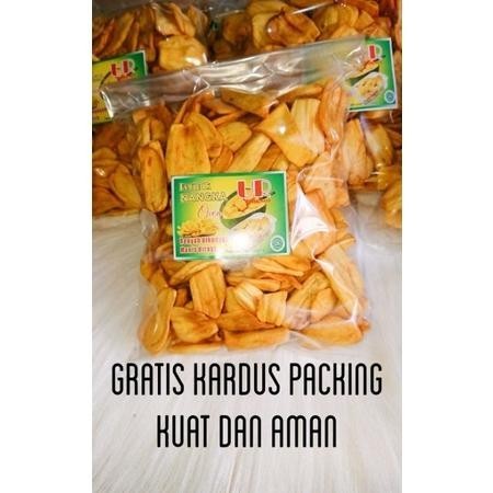 

Keripik Nangka Premium Grade B Cemilan Keluarga 250 Gr