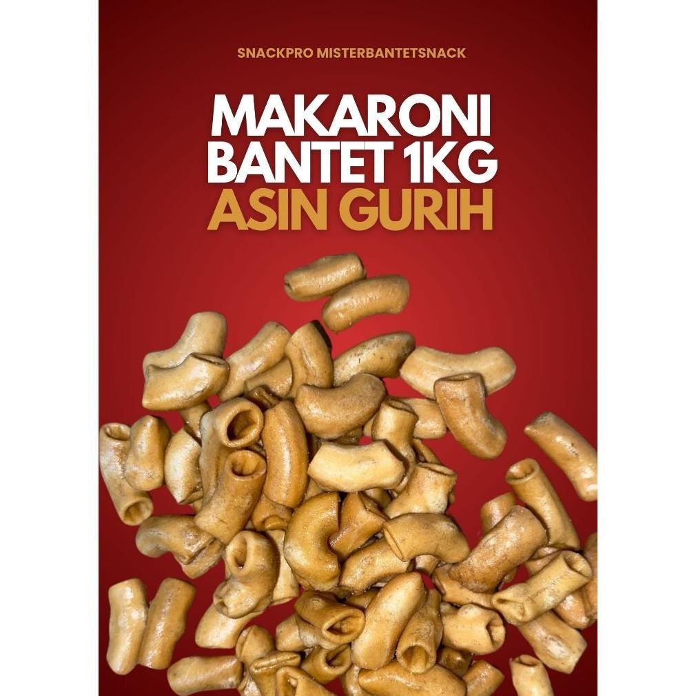 

Makaroni Bantet Pedas Daun Jeruk 1Kg 6 Rasa | Mister Bantet Snackpro