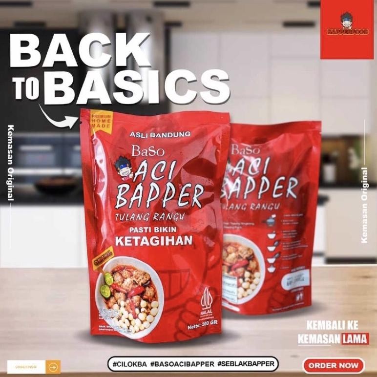 

(Ready Stock) Baso Aci Bapper Tulang Rangu Original Bakso Baper Boci Halal Frozen Food Premium Murah