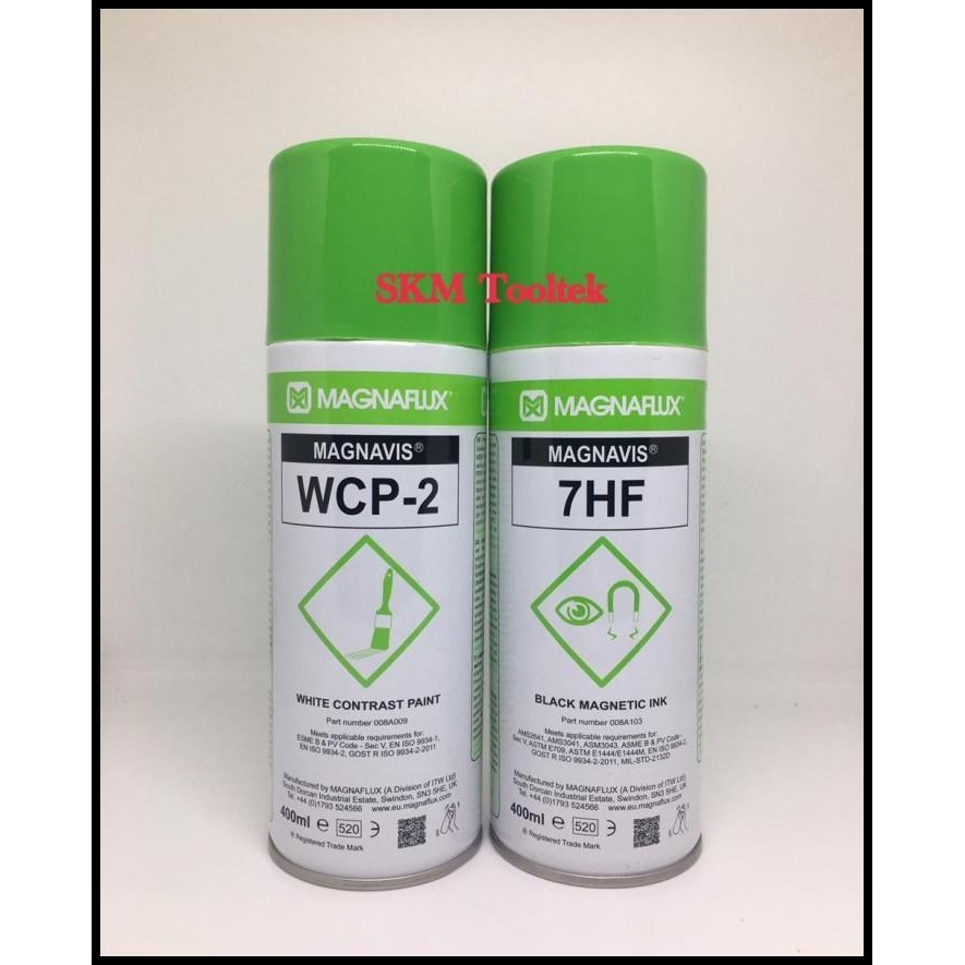 

BEST DEAL MAGNAFLUX MAGNAVIS SET 7HF BLACK MAGNETIC INK & WCP-2 WHITE CONTRAST P !!!