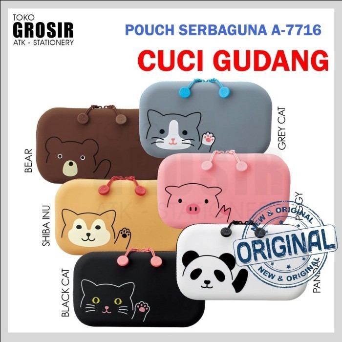 

Fauma SALE LIHIT LAB Zipper Pouch Serbaguna Lucu A-7716