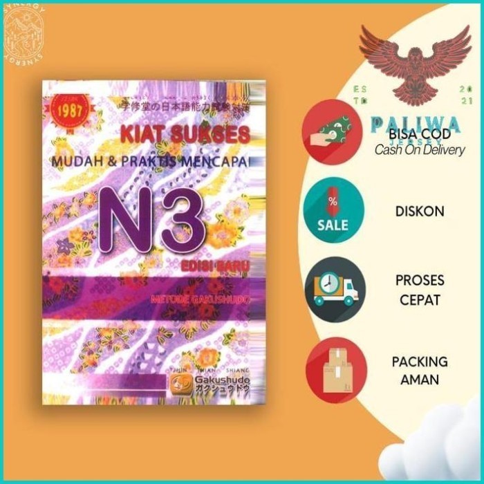 

Buku Bahasa Jepang Kiat Sukses Mudah N3 Berkualitas