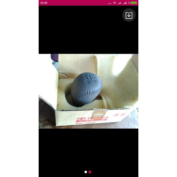 SHIFT KNOB FORTUNER MANUAL ORI