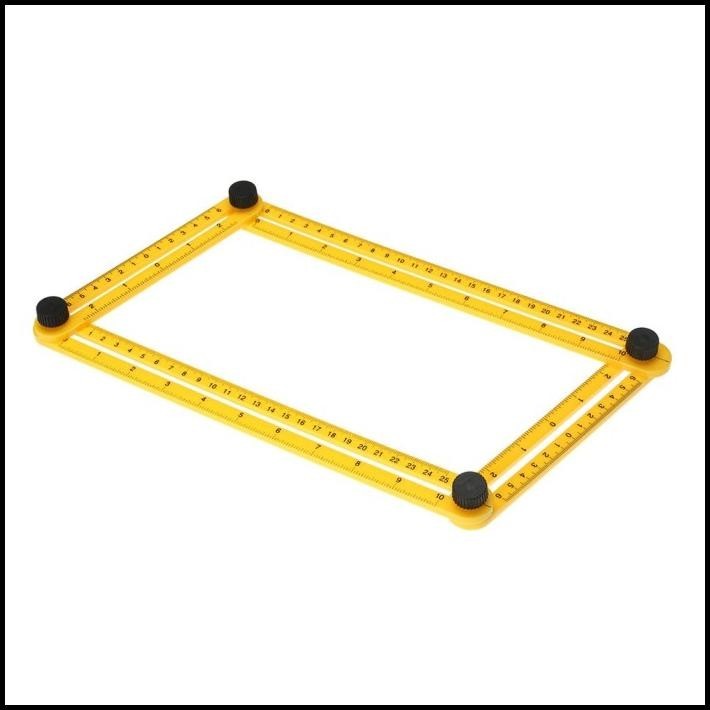

TERMURAH ANGLE-IZER TEMPLATE TOOL FOUR-SIDED RULER HANDYMEN CRAFTSMEN