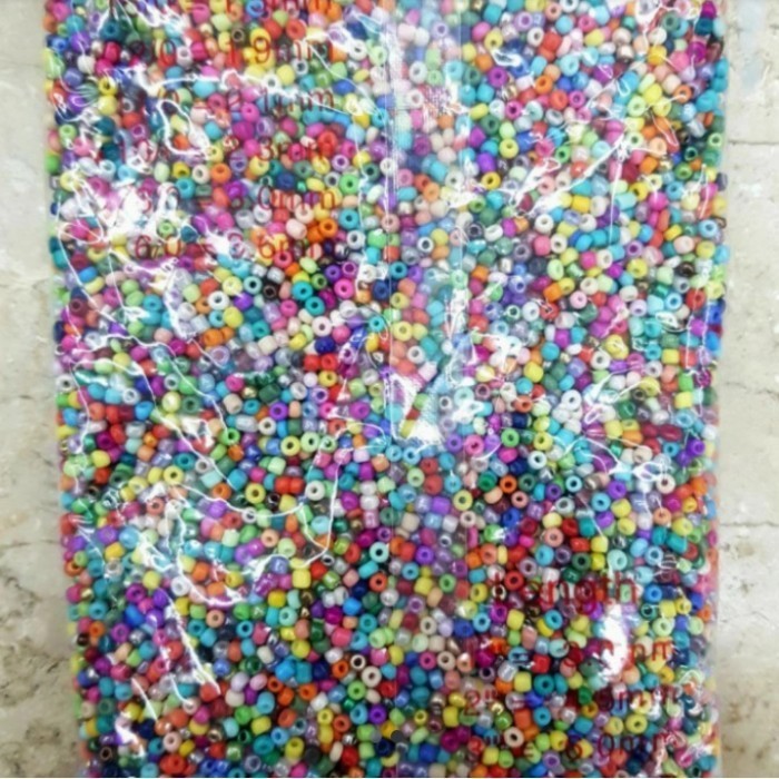 Mote Payet Pasir Warna Warni/1Pon