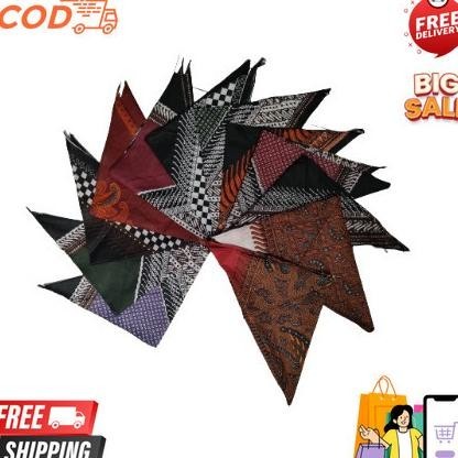 Udeng Segitiga Anak Motif / Iket Udeng Segitiga Motif Jawa Timuran Udeng Segitiga Motif / Iket Udeng