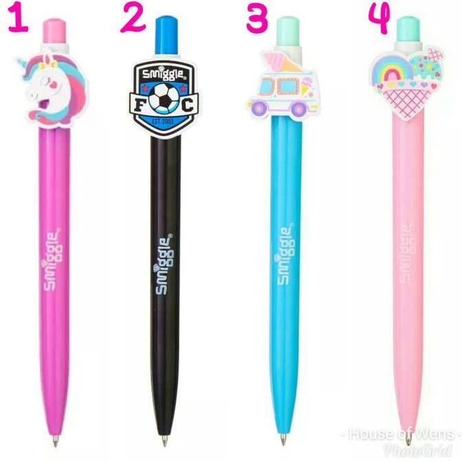 

Best Seller Smiggle Fun Character Click Pen - Pulpen Smiggle Limited Edition