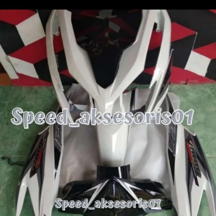 Promo Win Full Body Bodi Halus Vario Techno 125 Old Lama Putih Full Set Win Murah