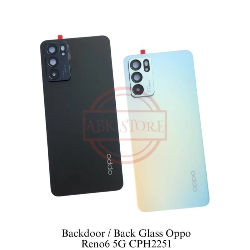 BACKDOOR OPPO RENO 6 5G BACKCOVER TUTUP BELAKANG CASING TUTUP MESIN BACK