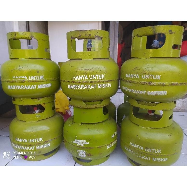 d-54 Tabung gas 3 kg /tabung gas melon/tabung gas 3kg kosong Murah