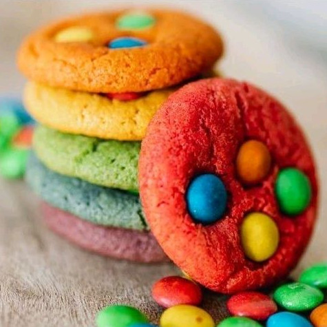 

cookies rainbow candy