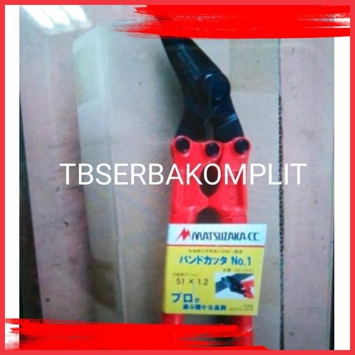 

(sumb) matsuzaka cc gunting plat sc no. 1 mcc japan strap band cutter 18" ori