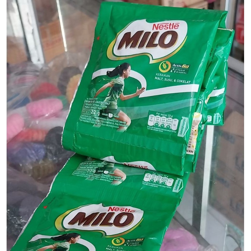 

Milo nestle minuman susu coklat bubuk rentengan