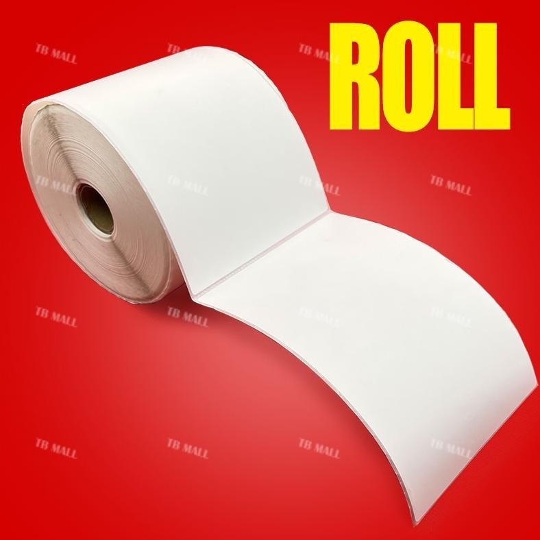 

GV23 Label Thermal 100x150mm Roll / Sticker Label Barcode Isi 500pcs Premium Original