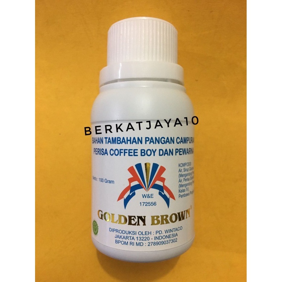 [DIAJENG SHOP] Golden Brown Perisa Coffee Boy dan Pewarna 100 gr Pasta Makanan TERMURAH
