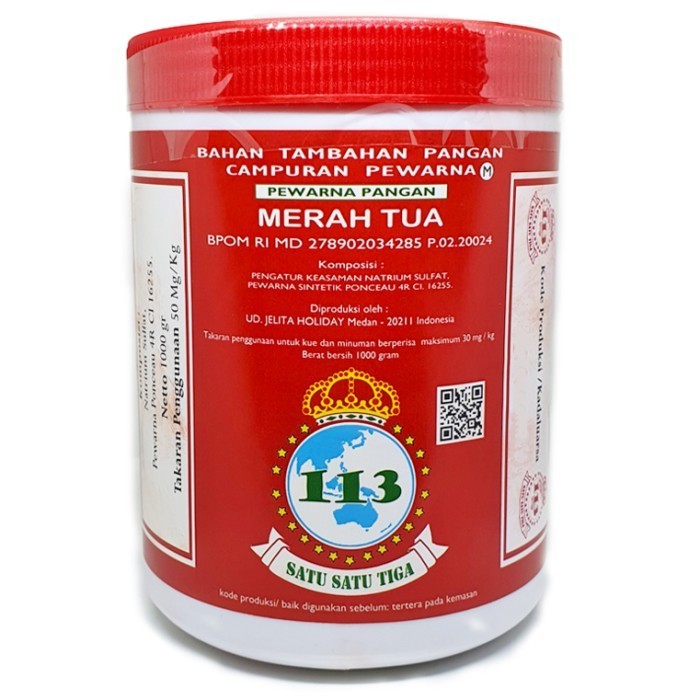 

[DIAJENG SHOP] Pewarna Makanan Merah/ Food Coloring Red 1000 gr NEW