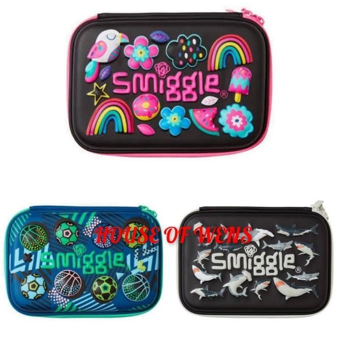 

New Smiggle Drift Double Hardtop Pencil Case Original - Tempat Pensil Stok Terbatas