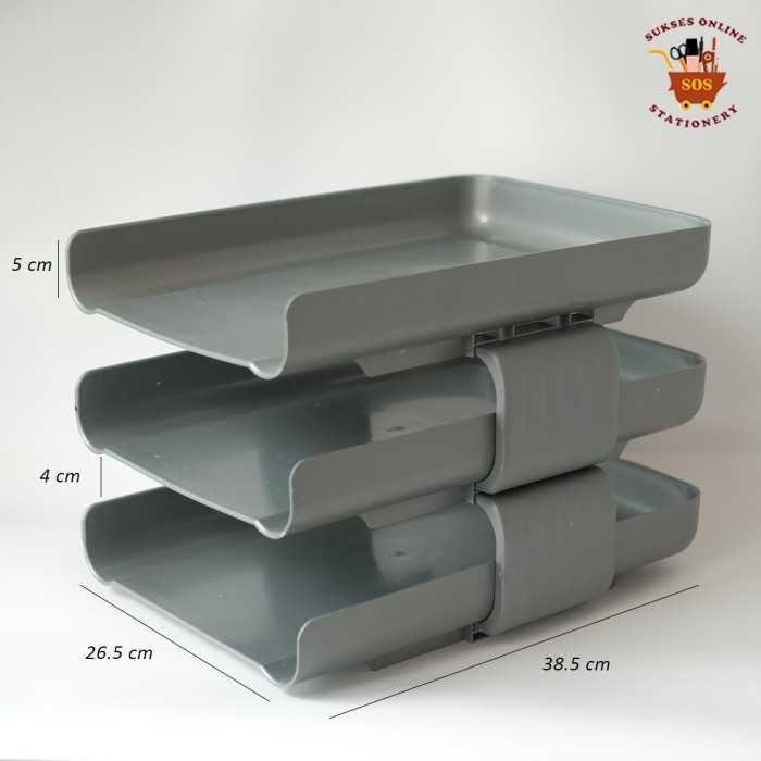 

Sos Executive Tray Microtop 803 / Rak Dokumen / Rak Kertas / Rak Susun