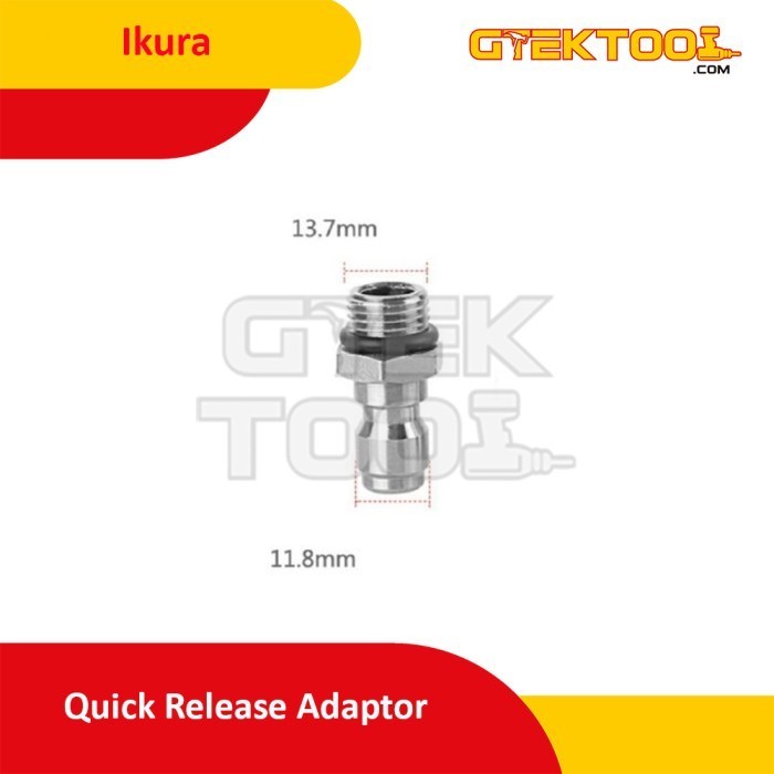 Ikura Quick Release Connector Foam Lance Adaptor Coupler 1/4
