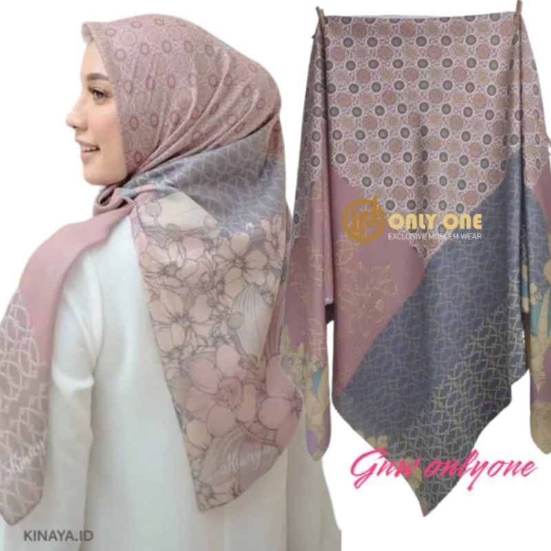 Promo Mega Sale 5.5 // ZM Zaskia Mecca - Kayu Aro Black Scarf Kerudung Segi Empat Voal /Hijab Voal