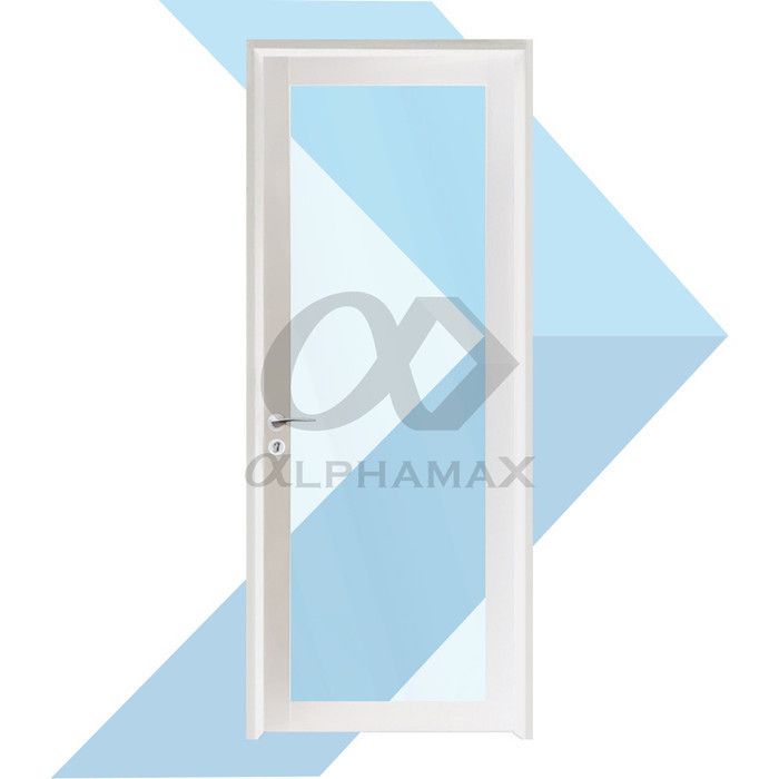 ALPHAMAX MAX 11-KC PINTU KANTOR PINTU KACA CLEAR ALUMINIUM 80 X 200 CM