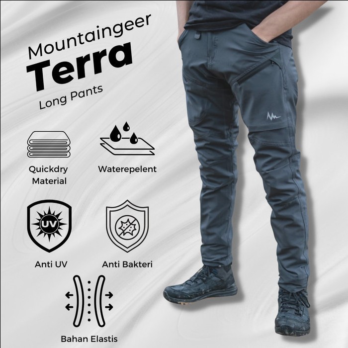 Celana Gunung Panjang Quidry Waterproof Mtg V2 Evo Setara Eiger