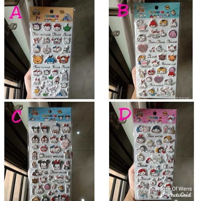 

Sticker Anak Timbul - Sticker Tsum Tsum - Sticker Lucu Pengiriman Cepat
