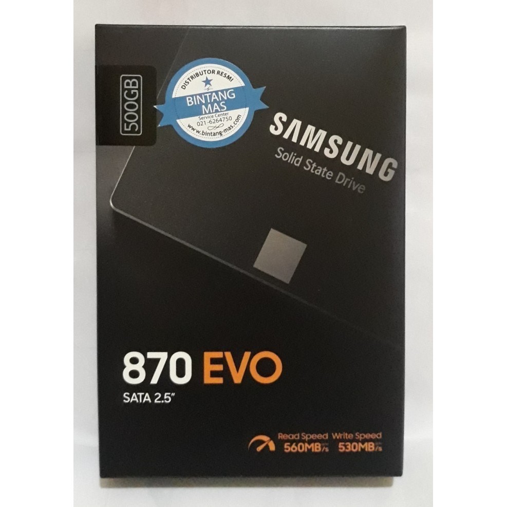 SAMSUNG SSD 870 EVO 500GB 500 GB - 870EVO V NAND SATA III 2.5" ORIGINAL BEST QUALITY
