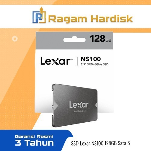 SSD LEXAR NS100 128GB SATA 3 - LEXAR SSD NS100 128 GB 2.5" ORIGINAL BEST QUALITY