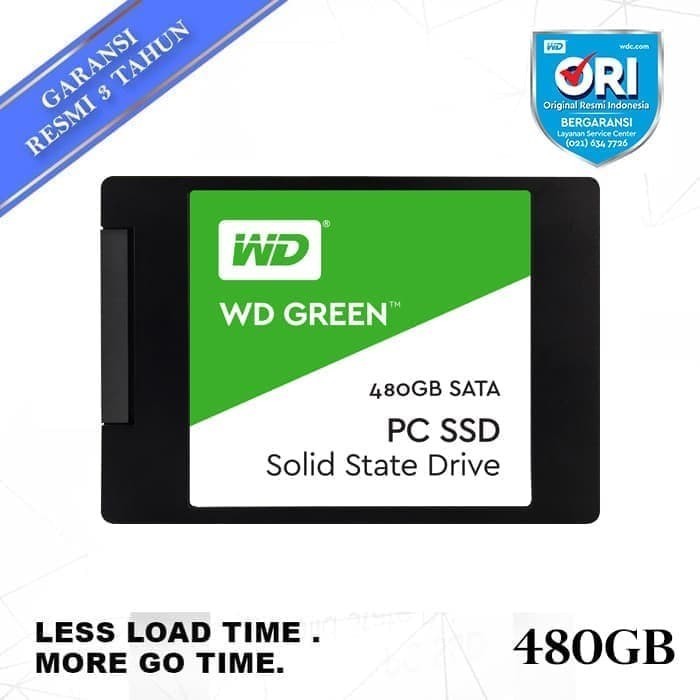 WD GREEN SSD 480GB SATA 3 - WD GREEN 480 GB 2.5" ORIGINAL BEST QUALITY