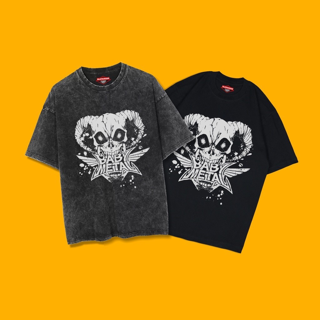 KAOS BABYMETAL WASH OVERSIZE / KAOS WASH SLIMFIT / KAOS OVERSIZE / KAOS SLIMFIT /KAOS BAND /ACID WAS