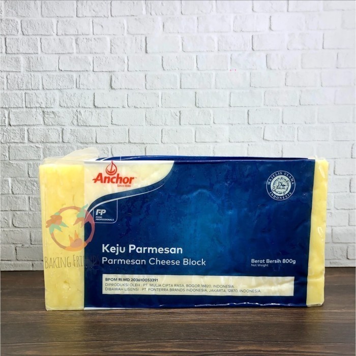 

REPACK! ANCHOR PARMESAN CHEESE BLOCK 200GR/KEJU PARMESAN +/- 200GR