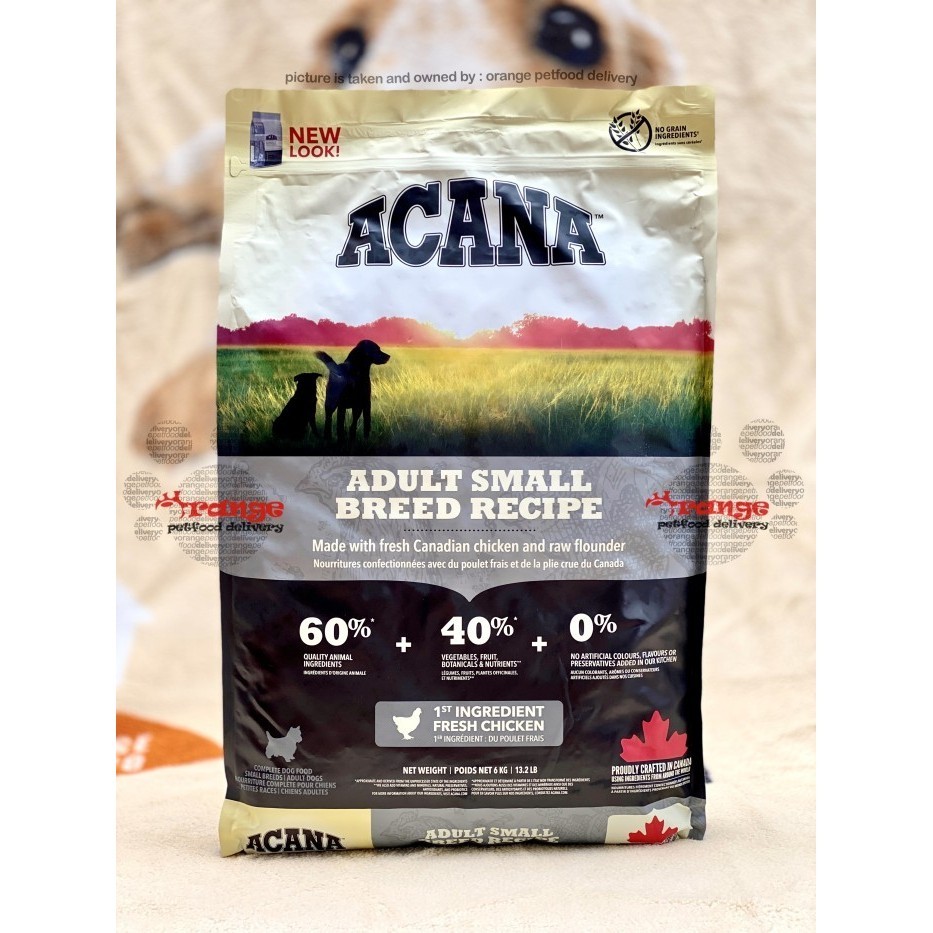 acana adult small breed 6 kg dog food makanan anjing