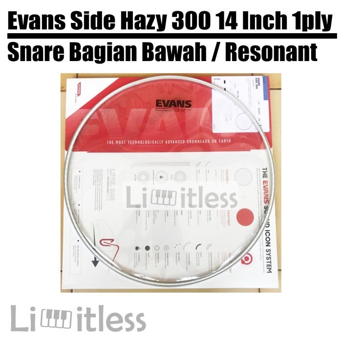Head Drum Evans Snare 14 Inch Resonant