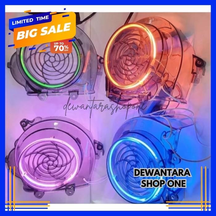 TUTUP KIPAS BEAT OLD,BEAT FI,SCOOPY TRANSPARAN + LAMPU LED ANGEL EYE PRODUK PILIHAN