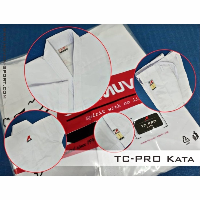 TERMURAH BAJU KARATE TC PRO KATA MUVON ORIGINAL
