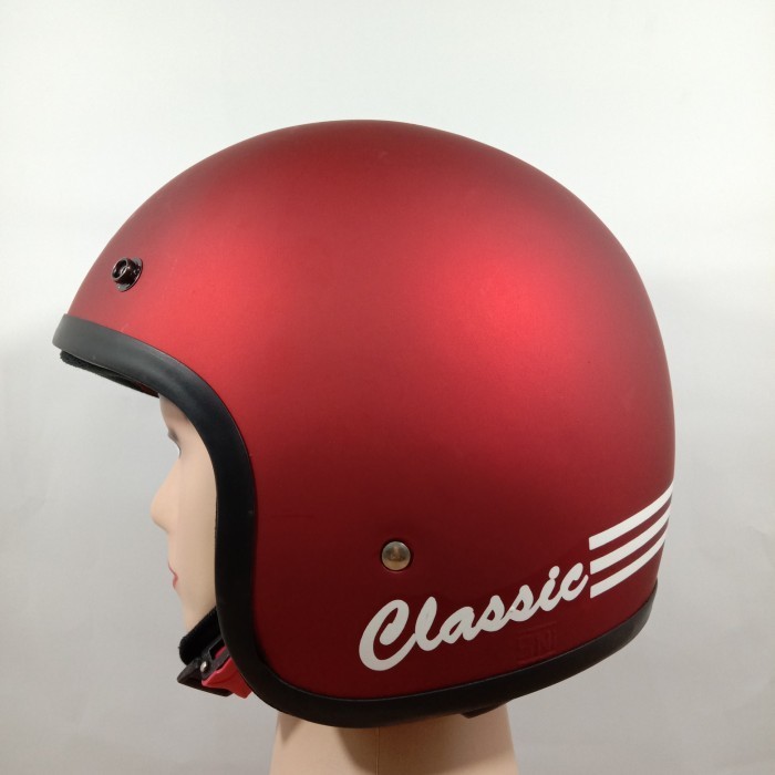 HELM BOGO FREE PET (TANPA KACA) CLASSIC MURAH PRIA WANITA