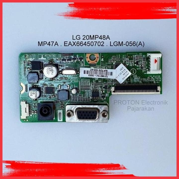 (BK PROT) MAINBOARD LED MONITOR LG 20MP48 20MP48A 20MP48A-P 20MP47A . MATHERBOARD PCB EAX66450702 LG
