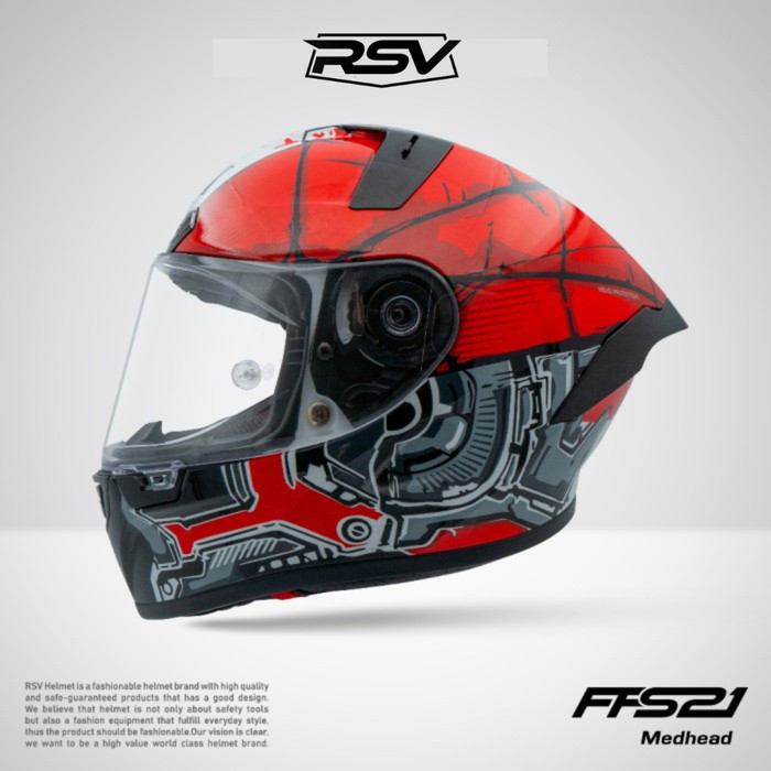 HELM RSV FFS21 MOTIF MEDHEAD / HELM RSV / HELM FULL FACE