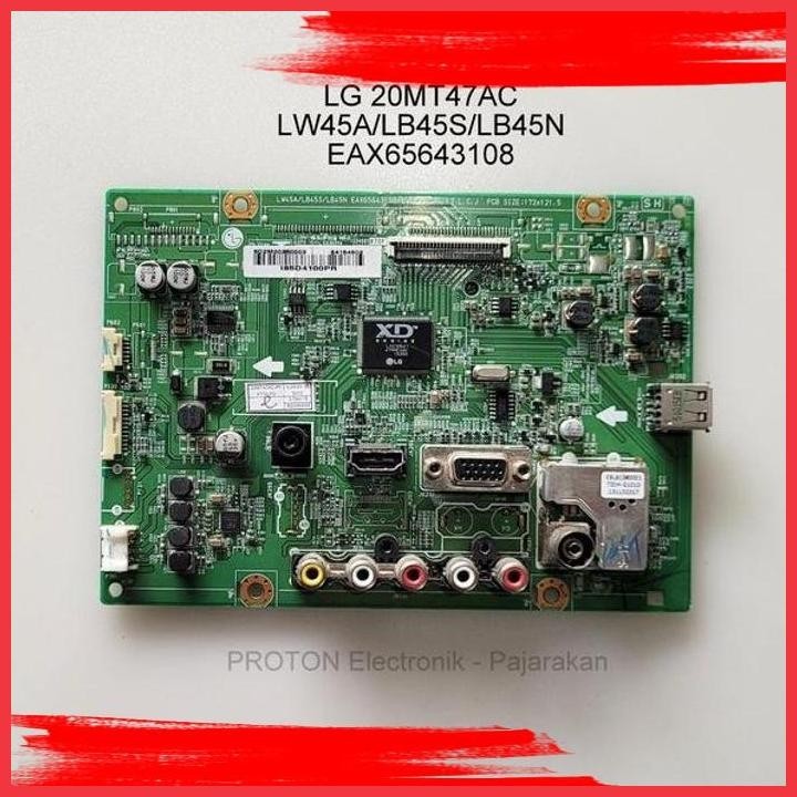 (BK PROT) MAINBOARD LED TV LG 20MT45 20MT45A ATIMLPD LW45A LB45S LB45N EAX65643108 . 22LN45 20LB45A 