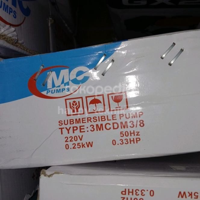 Pompa Satelit/Pompa Submersibel /Nasional Mc 3" 0,33 Hp