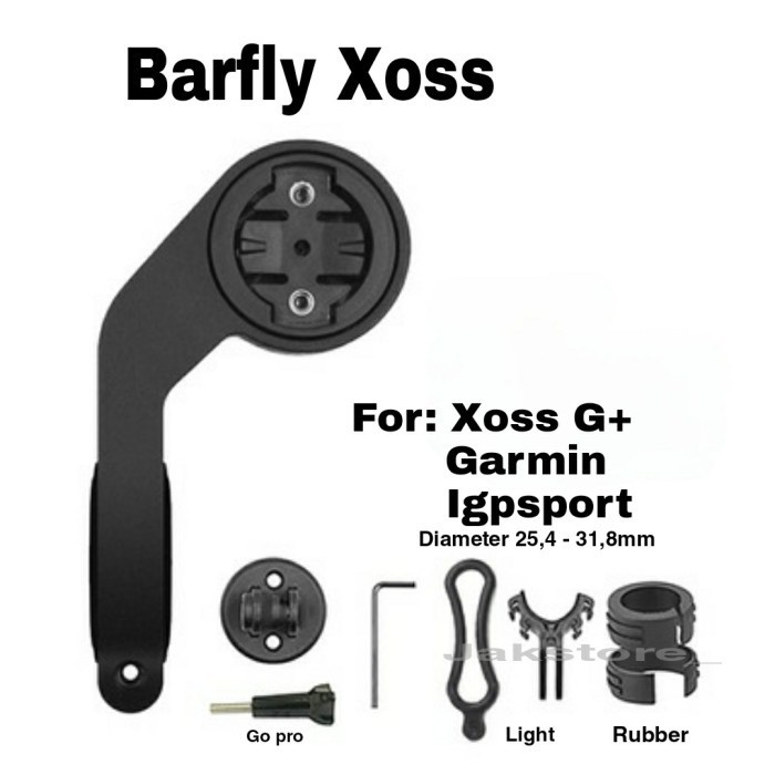 Barfly Xoss G+ Untuk Xoss G+ Garmin Barfly G+ G Plus Go Pro Atau Lampu