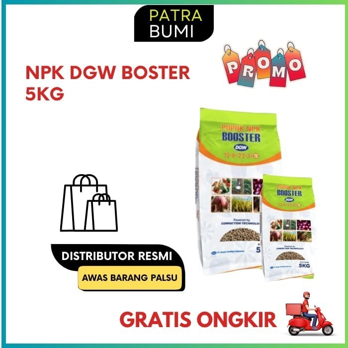 Npk Dgw Boster 5Kg Pupuk Dgw Npk 12 6 22 3 Booster 1 Kg Kemasan Pabrik