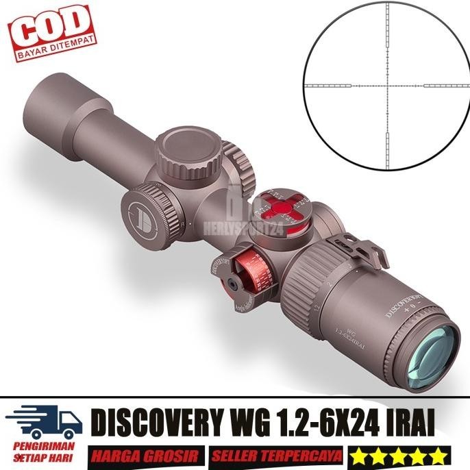Teleskop Telescope Discovery Wg 1.2-6X24 Irai Teleskop Buntung Jernih